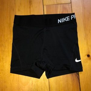 Nike pro spandex shorts